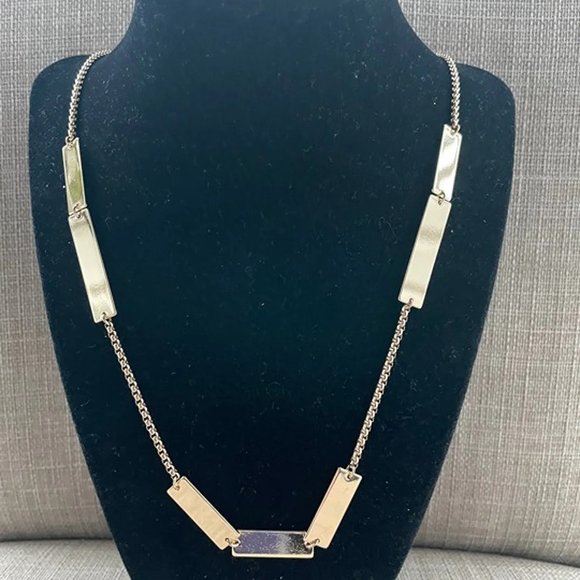 ALFANI Women Necklace Gold Tone Fashion Tablet LNG STN NK TOWER Jewelry - Picture 5 of 11